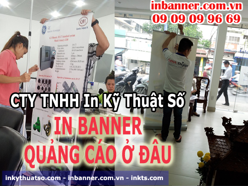 Khách hàng đặt in banner quảng cáo tại Cty TNHH In Kỹ Thuật Số - Digital Printing
