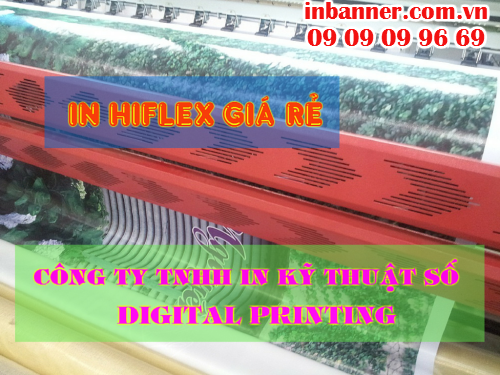 In hiflex khổ lớn quảng cáo tại Công ty TNHH In Kỹ Thuật Số - Digital Printing