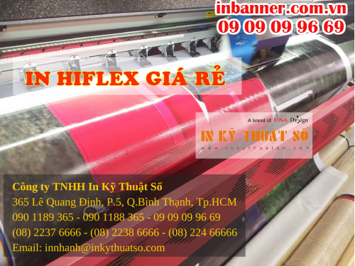 In hiflex quảng cáo giá rẻ tại Công ty TNHH In Kỹ Thuật Số - Digital Printing