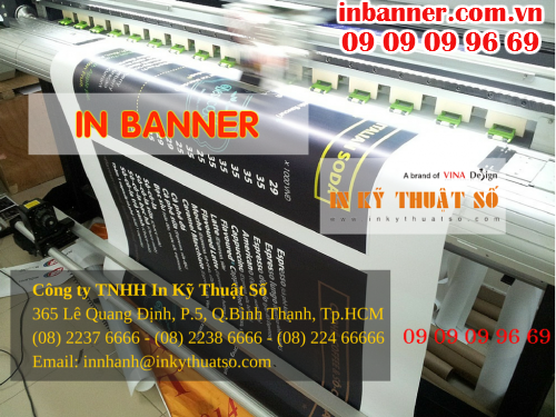 Nhận in banner PP, lắp banner cuốn tại Công ty TNHH In Kỹ Thuật Số - Digital Printing