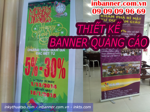 Sản phẩm thiết kế banner quảng cáo bằng hiflex tại Cty TNHH In Kỹ Thuật Số - Digital Printing