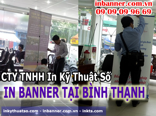 Sản phẩm banner tại Bình Thạnh được khách hàng đặt in tại Cty TNHH In Kỹ Thuật Số - Digital Printing